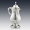 Arts and crafts sterling silver coffee pot by Duchess of Sutherland cripples guild 