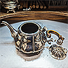 sterling silver teapot with broken handle