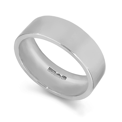 Platinum 950 easy fit wedding ring